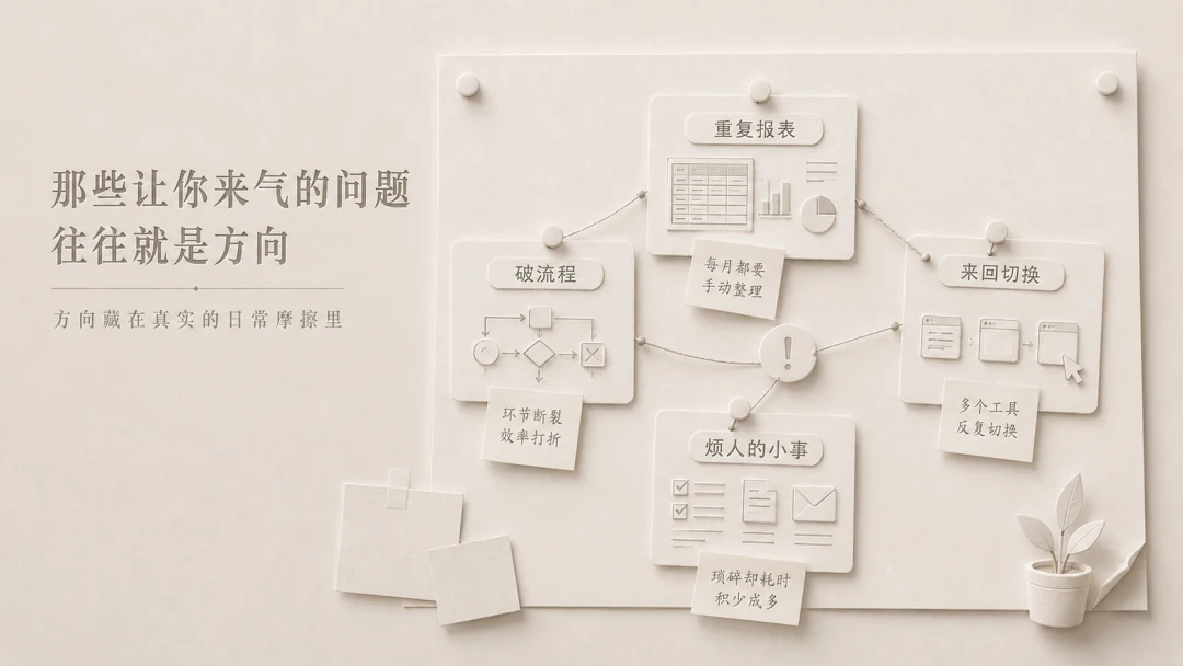 工具最终要被收束到一个具体方向上。